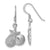 Sterling Silver Polished Starfish, Sand Dollar and Shell Dangle Earring