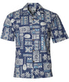 Aloha Shirt Kapena Blue KY