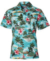 Everyday Vacation Aloha Shirt Aqua RJC