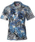 Nahelehele Hawaiian Shirt Blue RJC