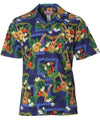 Ukulele Tradition Aloha Shirt Navy RJC