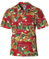 Ukulele Tradition Aloha Shirt Red RJC