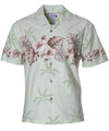 Chest Border Hawaiian Shirt Ohua Green KY