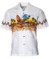 Rooster Island Kauai Sunset Men's Shirt White KY