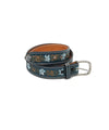 Authentic Italian Leather Belt Tropical Handcrafted