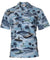 Airplanes & Carriers D-Hawaii Shirt Blue