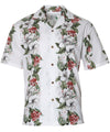 Island Leis Aloha Shirt White KY