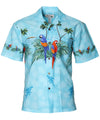 Amazon Parrots Men's Shirt Aqua KY