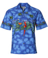 Amazon Parrots Men's Shirt Blue KY