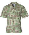 Tapa Box Tribal Shirt Green