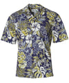 Kalokoi Forest Hawaiian Shirt Navy