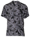 Hawaiian Shirt Hibiscus Twilight Black