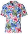 Painted Hibiscus Hawaiian Shirt Peri