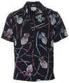 Pineapple Bamboo Retro Shirt | Black