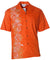 Side Panel Ocean Treasures Hawaiian Shirt Orange Pacific Legends