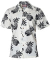 Aloha Shirt Lanai Pineapples White RJC