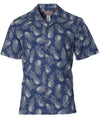 Pineapples Mirage Aloha Shirt Navy RJC