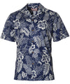 Hawaiian Shirt Tropical Pineapples Navy RJC