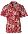 Hawaiian Shirt Tropical Pineapples Red RJC