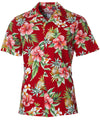 Hibiscus Pineapples Valley Shirt Red RJC