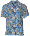 Resort Hawaiian Shirt Surfboard Sensation Blue