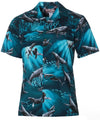 Whale Country Authentic Hawaiian Shirt Aqua