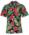 Aloha Shirt Then-&-Now Pineapples Black