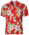 Men Hawaiian Shirt Ula Ula Hibiscus