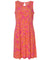 Short Knit Dress Pacific Reef Orange Mae Young Designs