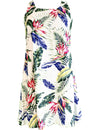 A-Line Back Cutout Dress Birds of Paradise Beige RJC