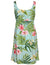 Nalani Short Front Tie Adjustable Rayon Hawaiian Dress Aqua RJC