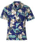 Aloha Orchids Shirt Navy RJC