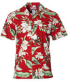 Aloha Orchids Shirt Red RJC