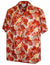 Aloha Shirt Forest Palms Orange Pacific Legend