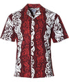 Shirt Pilialoha Anthuriums Red Shaka Time Hawaii