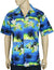 Aloha Hawaii Sunset Shirt Blue