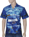 Arizona Memorial Hawaiian Shirt Navy Blue KY