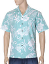 Pago Pago Island Shirt Aqua KY