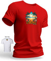 Aloha Vibes Only Hawaiian T-Shirt Red Shaka Time Hawaii