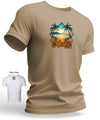 Aloha Vibes Only Hawaiian T-Shirt Beige Shaka Time Hawaii