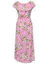 Ankle Length Dress Off Shoulder Classic Orchids Pink KY