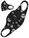 Antibacterial Stretchable Fashion Face Mask HONU Black Royal Creations