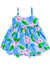 Baby Girl Bungee Dress Set Cute Mini Plumeria Leis Blue RJC