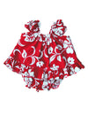 Baby Clothes 2 Piece Capri Set Hibiscus Kaneohe Red RJC