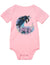 Pink Baby Onesie Fun and Cute Design Pink