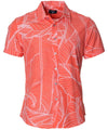 Banana Grove Tropical Shirt Coral