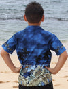 Beach Boy's Motorcycles Aloha Shirt Navy