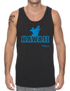 Beach Tank Top Hawaii Surfer Black