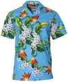 Birds of Paradise Shirt Blue RJC