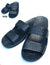 Black Two Strap Jesus Sandals Slip-On Jandals Hawaii Black